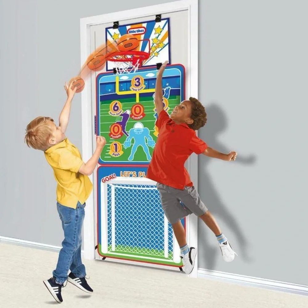 Little Tikes 3 in 1 Doorway Sports Toy Multi Sports Set Suitable for Kids